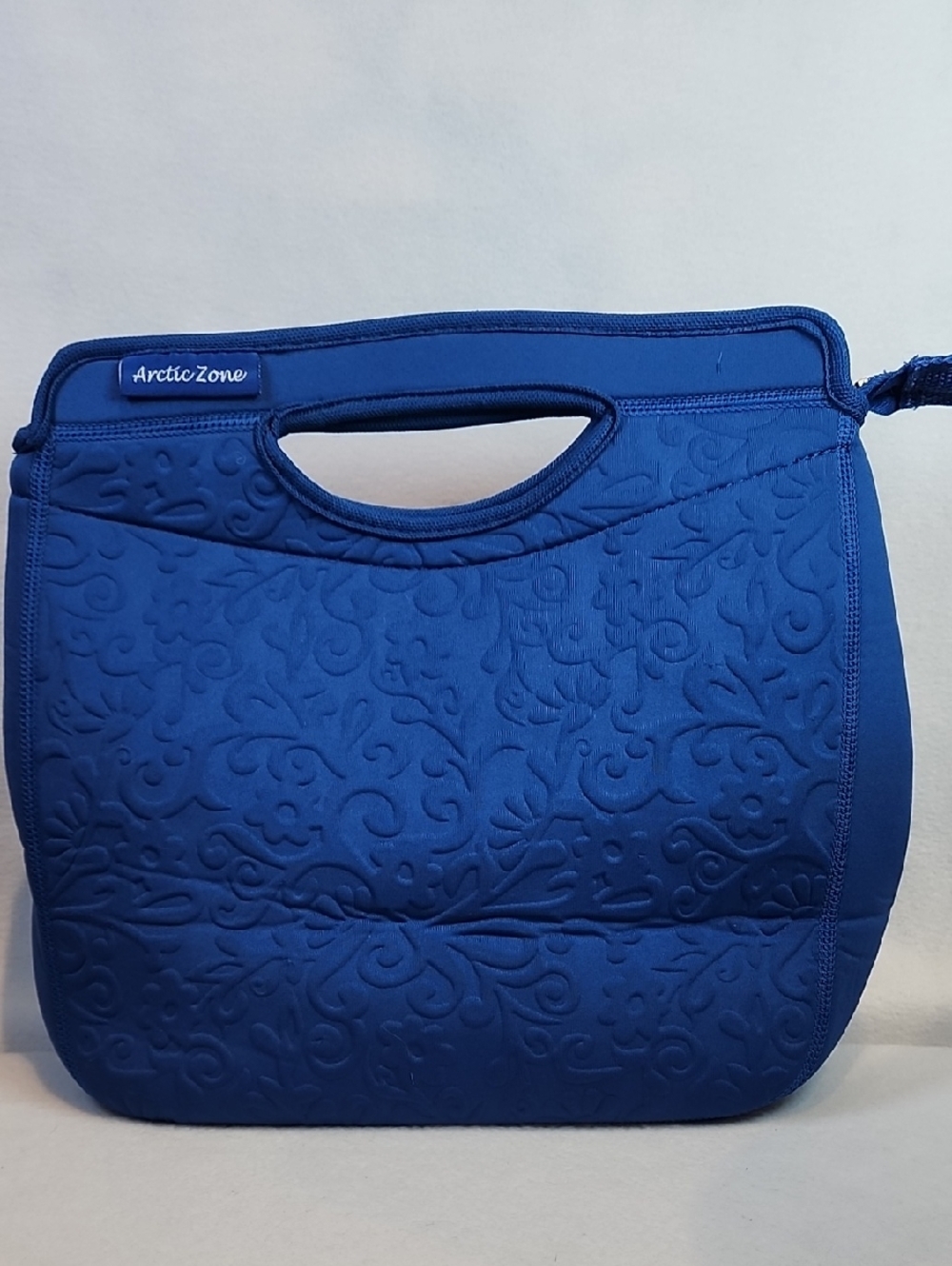 Arctic Zone Royal Blue Quilted Naoprene  Lunch Box Tote